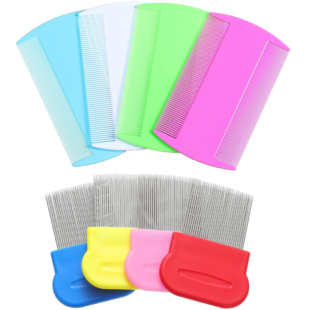 Wagivo grooming comb 4-piece set laid out on white background