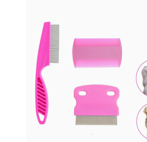 Wagivo 2-in-1 pet grooming comb detail view