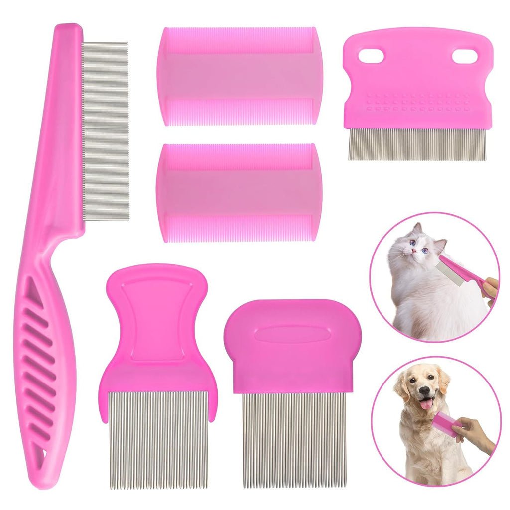 Wagivo 2-in-1 pet comb package showing all included tools and sizes