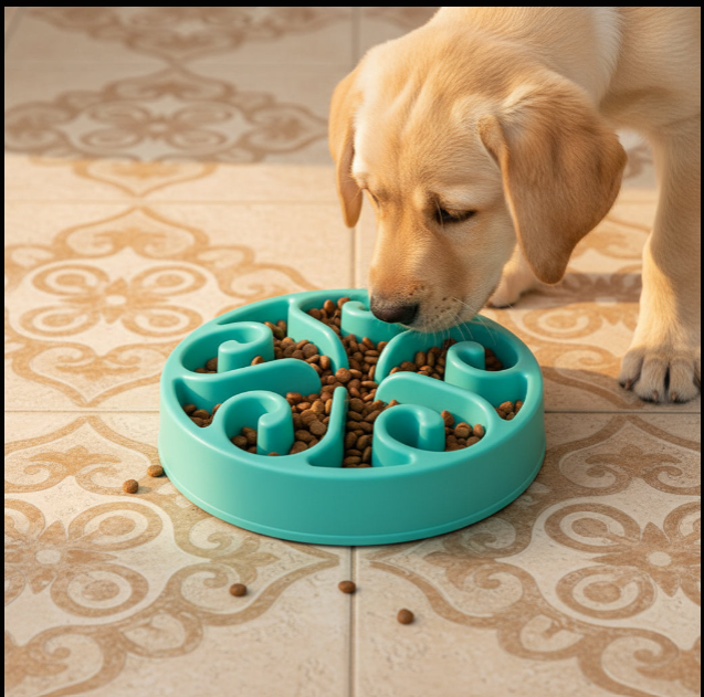 Puppy Starter Kit — Harness + Slow Feeder Bowl + Grooming Comb